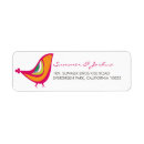 Search for love birds return address labels Flowers