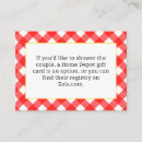 Search for red and white gingham invitations Rustic