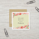 Search for japanese business cards Floral