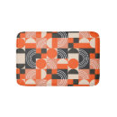 Search for geometric pattern bath mats Bright