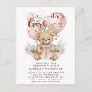 Search for bear baby girl shower invitations Pink