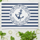 Search for monogrammed boat towels Sailing