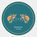 Search for art nouveau wedding stickers Green