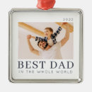 Search for fathers day christmas tree decorations Best dad ever