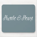 Search for hustling mousepads Typography