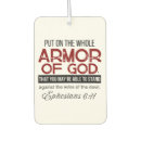 Search for religious car air fresheners Bible verse