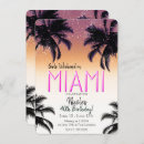 Search for miami beach party invitations Pink
