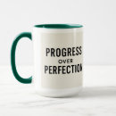 Search for progress not perfection mugs Mindset