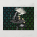 Search for alice in wonderland postcards Illustration