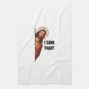 Search for christian tea towels Jesus