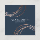Search for navy and rose gold business cards Hair stylist