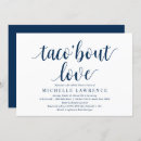 Search for taco bridal shower invitations Taco bout love