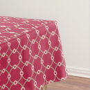 Search for gold and red christmas tablecloths Pattern