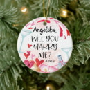 Search for marriage proposal christmas tree decorations Engagement
