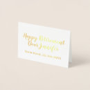 Search for foil cards Elegant script calligraphy