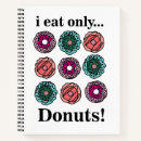Search for doughnut notebooks Typography