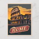 Search for colosseum postcards Italian vacation