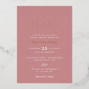Search for rose gold foil bridal shower invitations Calligraphy