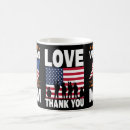 Search for veteran appreciation mugs Support our troops
