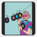 Search for vinyl albums stickers Vintage