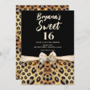 Search for gold leopard invitations Elegant
