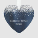 Search for satin christmas tree decorations Heart