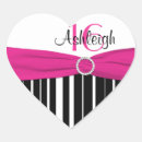 Search for pink striped stickers Girls