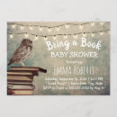 Search for bring a book baby shower invitations Vintage