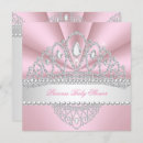 Search for diamonds and pearl baby shower invitations Princess