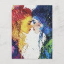 Search for lesbians kissing postcards Women