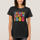 Search for 42 years old womens tshirts 1980