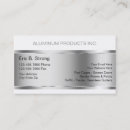 Search for aluminium business cards Construction