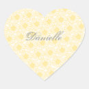 Search for heart shaped floral stickers Girly