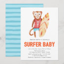 Search for surfer baby shower invitations Summer