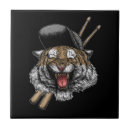 Search for tiger face tiles Illustration