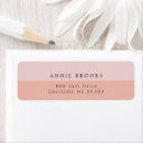 Search for coral return address labels Girly