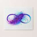 Search for feather puzzles Purple