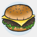 Search for cheese burger stickers Hamburger