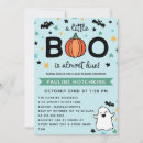 Search for little boo baby shower invitations Blue