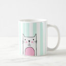 Search for striped cat mugs Girly