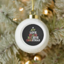 Search for peace love joy christmas tree decorations Xmas