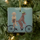 Search for bicycle christmas tree decorations Dogs on bicycles