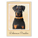 Search for doberman note cards Pinscher