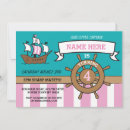 Search for pirate 5th birthday invitations Pirates