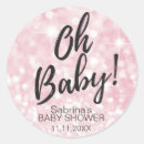 Search for sparkle baby shower stickers Girl