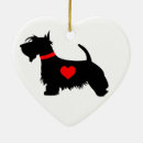 Search for scottie christmas tree decorations Heart
