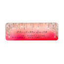 Search for red rose return address labels Chic