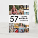 Search for 57th birthday cards Fifty seventh birthday