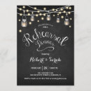 Search for chalkboard rehearsal dinner invitations Country