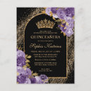 Search for plum purple quinceanera invitations Quinceañera